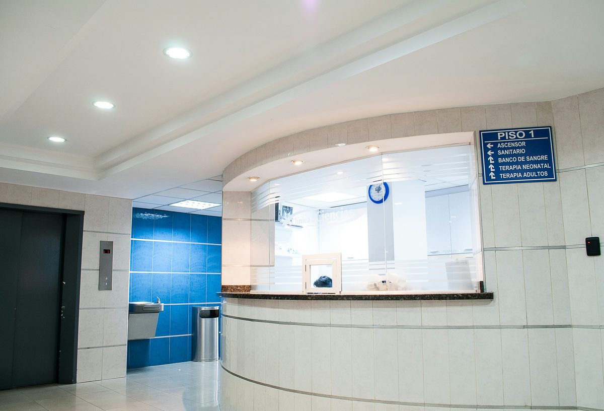 medical debt consolidation - calm hospital corridor representing clarity and relief
