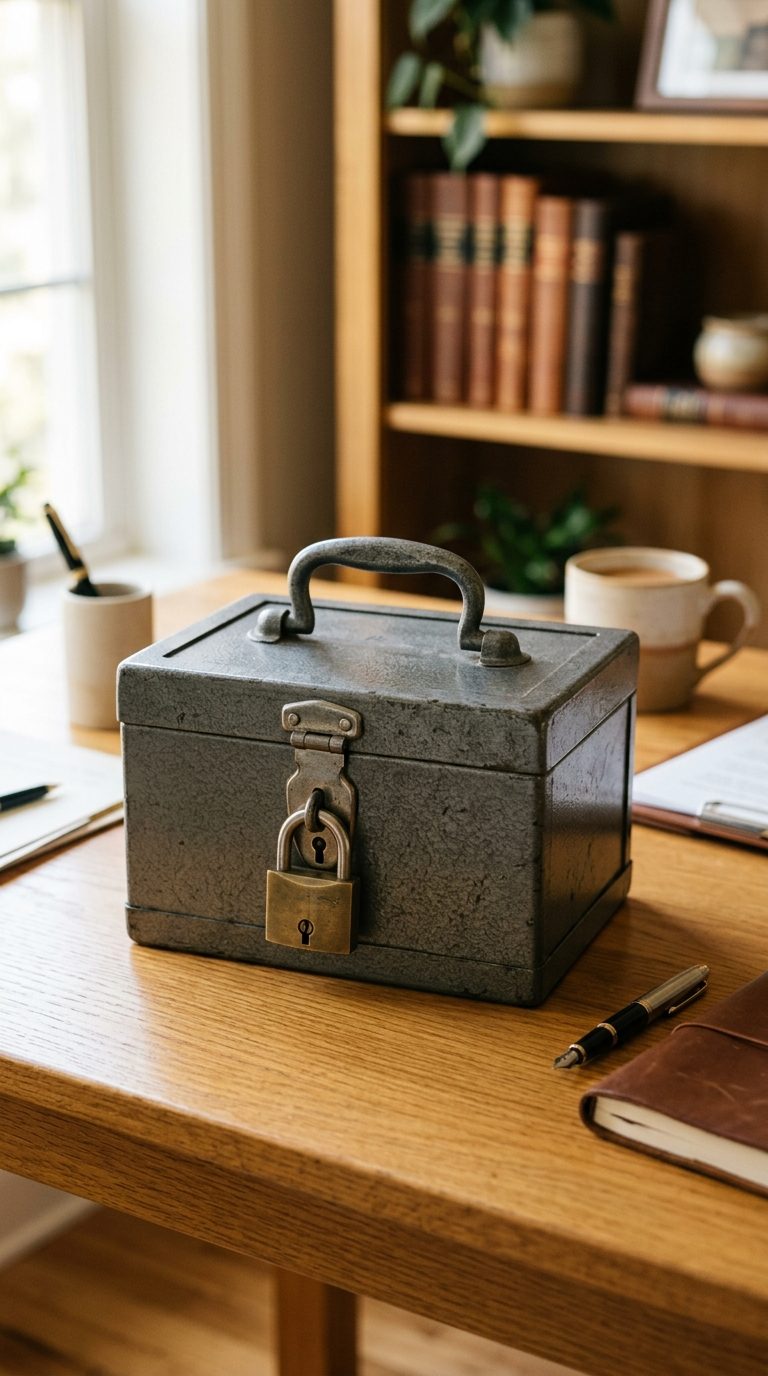 locked box collateral on a desk secured vs unsecured consolidation loan